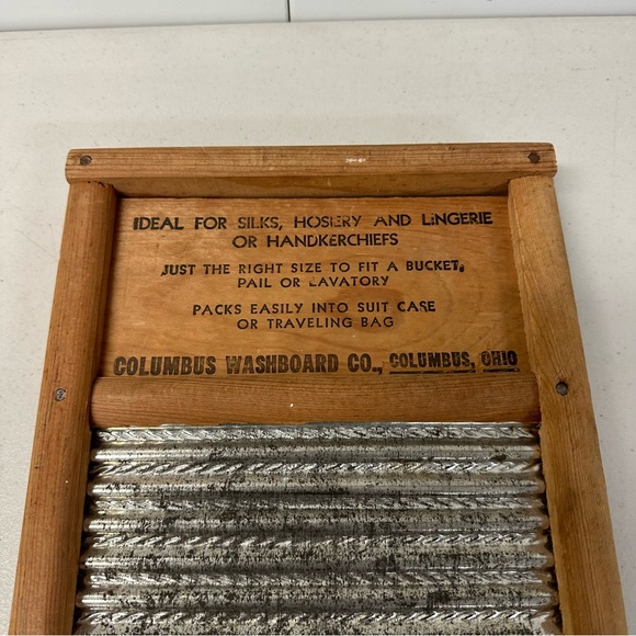 Vintage Dubl Handi 18" Washboard - Picture 3 of 4